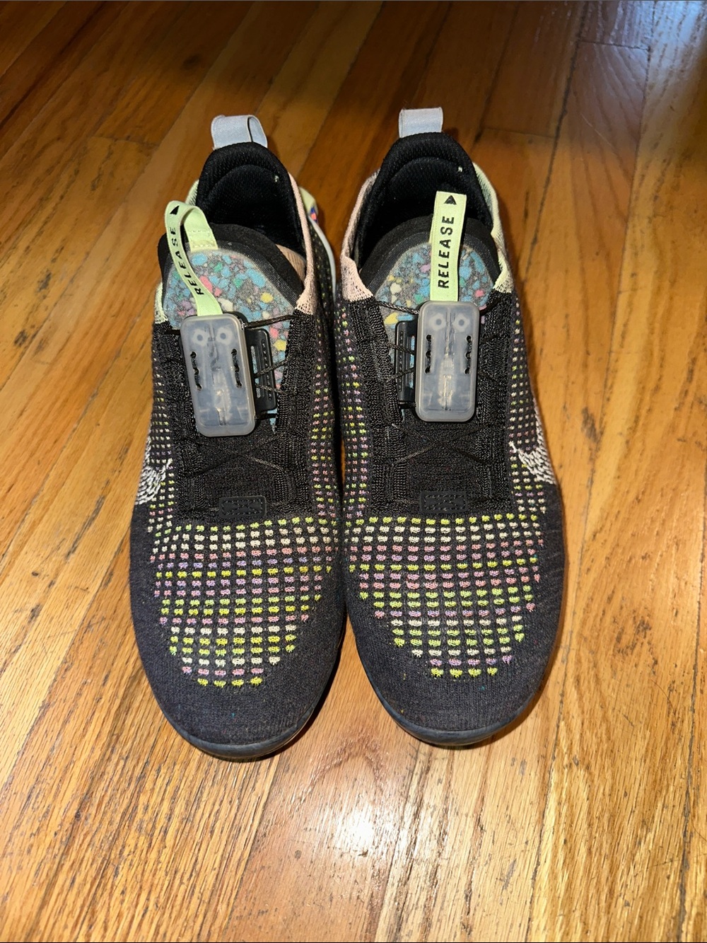 Nike Vapormax Sneakers with Multicolor Accent